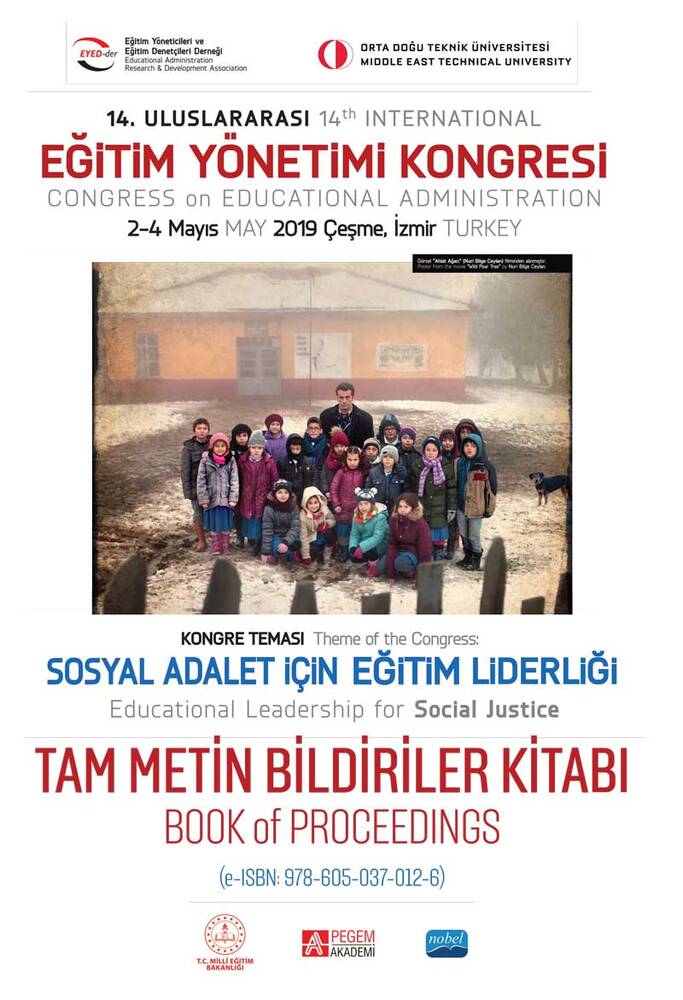 14. Uluslararası Eğitim Yönetimi Kongresi 14. Uluslararası Eğitim Yönetimi Kongresi