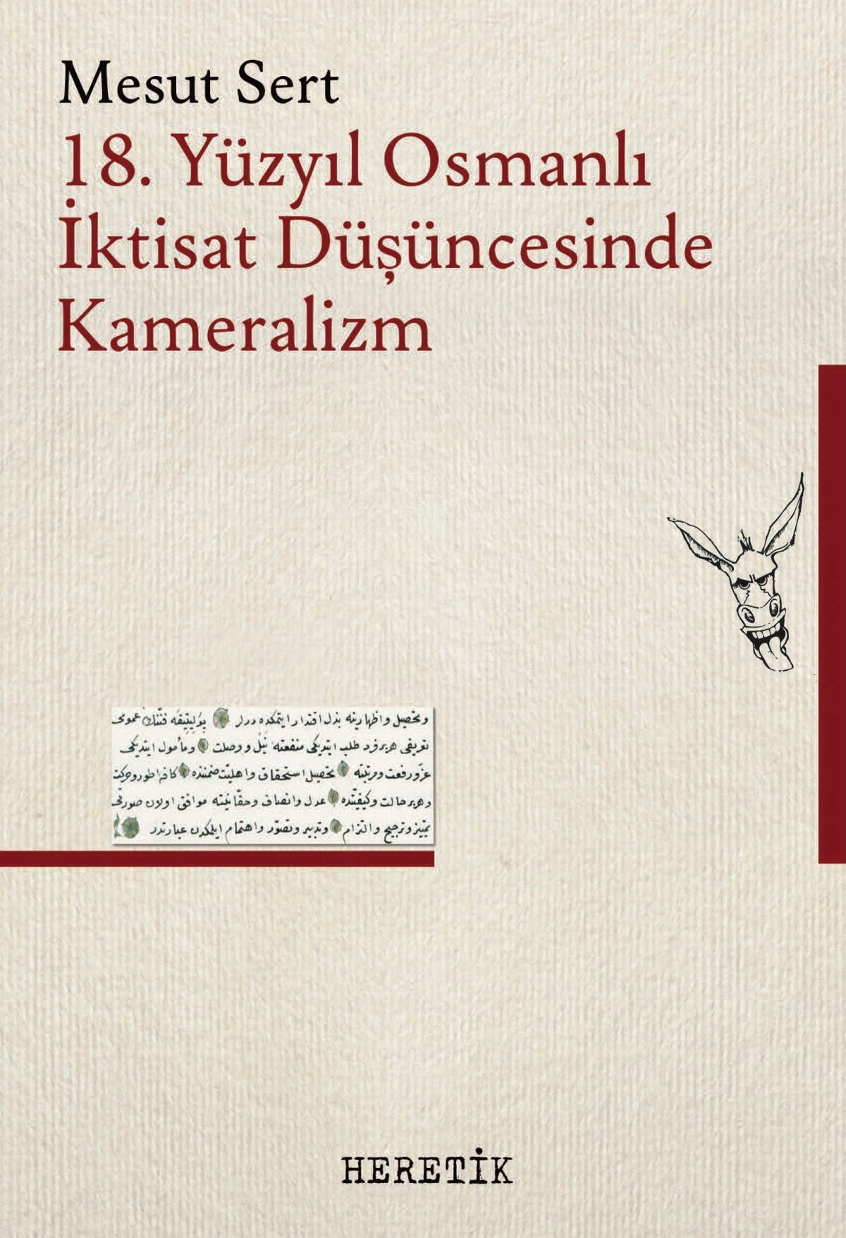 18. Yüzyıl Osmanlı İktisat Düşüncesinde Kameralizm