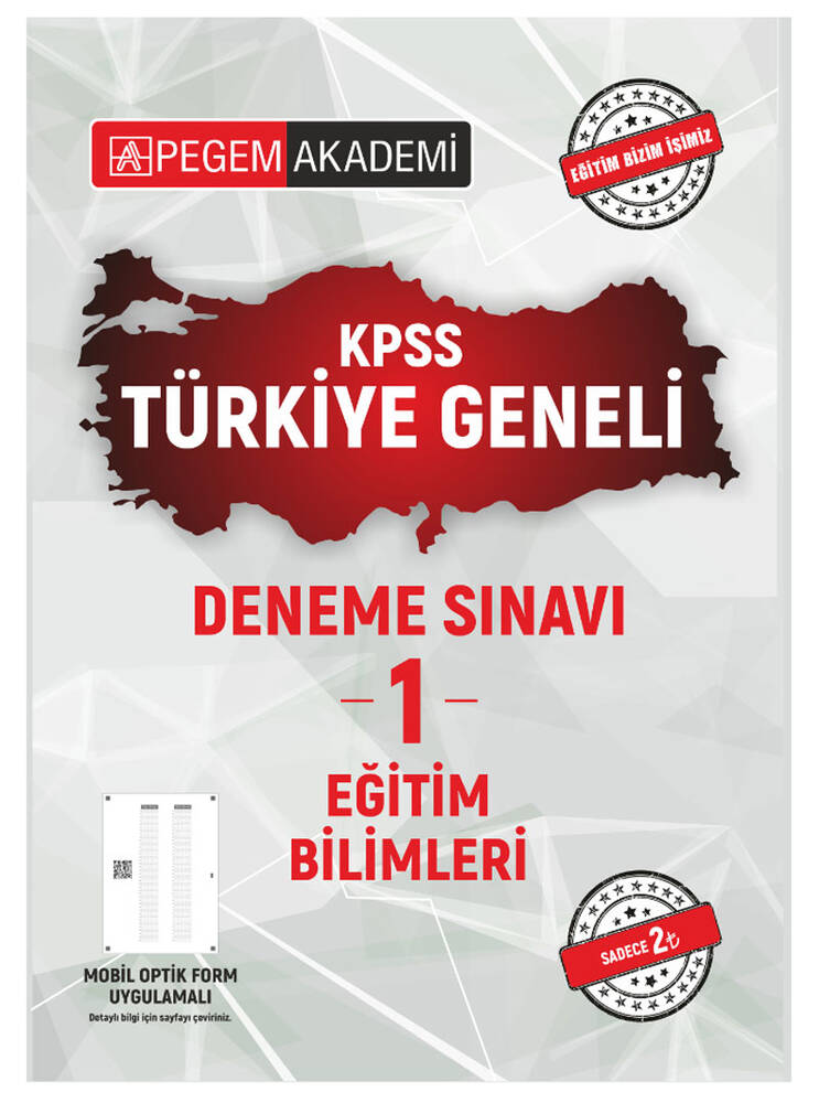 2021 KPSS Eğitim Bilimleri Türkiye Geneli Deneme Sınavı 1