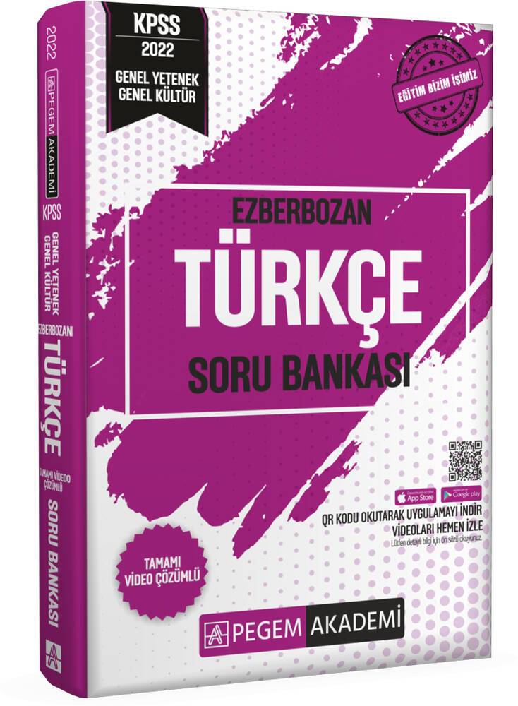 2022 Ezberbozan KPSS Genel Yetenek Genel Kültür Türkçe Soru Bankası