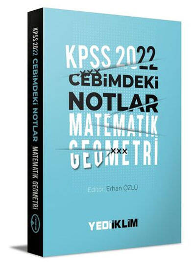 2022 KPSS Cebimdeki Notlar Matematik-Geometri Kitapçığı