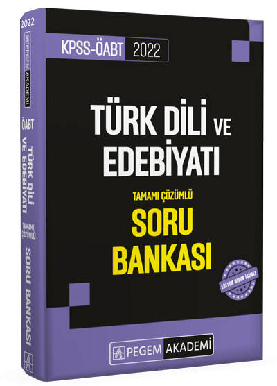 2022 KPSS ÖABT Türk Dili ve Edebiyat Soru Bankası