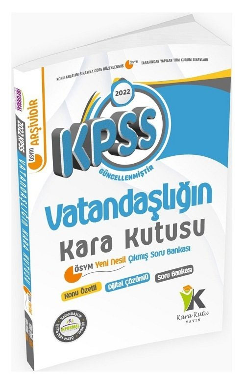 2022 KPSS Vatandaşlığın Kara Kutusu Çıkmış Sorular Soru Bankası 2022 KPSS Vatandaşlığın Kara Kutusu Çıkmış Sorular Soru Bankası