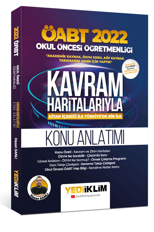 2022 ÖABT Okul Öncesi Öğretmenliği Kavram Haritalarıyla Konu Anlatımı