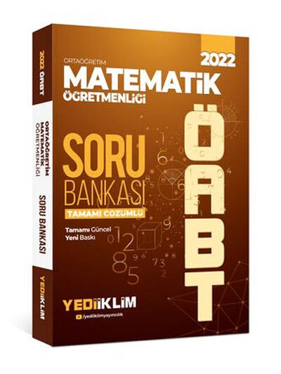 2022 ÖABT Ortaöğretim Matematik Öğretmenliği Tamamı Çözümlü Soru Bankası