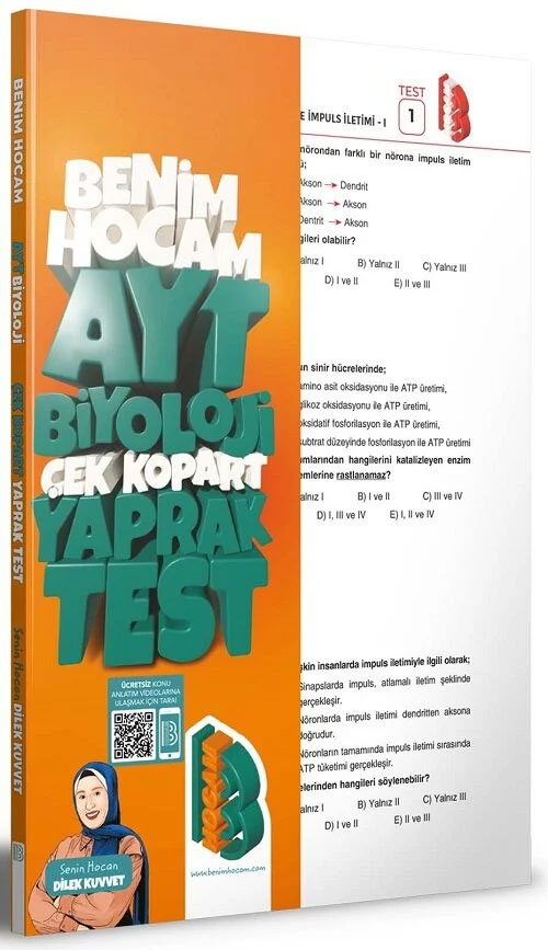 2023 AYT Biyoloji Çek Kopar Yaprak Test 2023 AYT Biyoloji Çek Kopar Yaprak Test