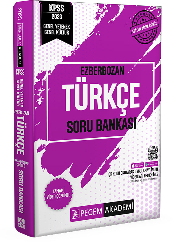 2023 Ezberbozan KPSS Genel Yetenek Genel Kültür Türkçe Soru Bankası
