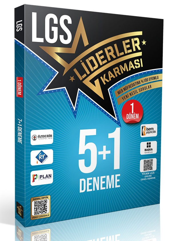 2023 LGS 1.Dönem 5+1 Deneme Seti Liderler Karması Yayınları 2023 LGS 1.Dönem 5+1 Deneme Seti Liderler Karması Yayınları