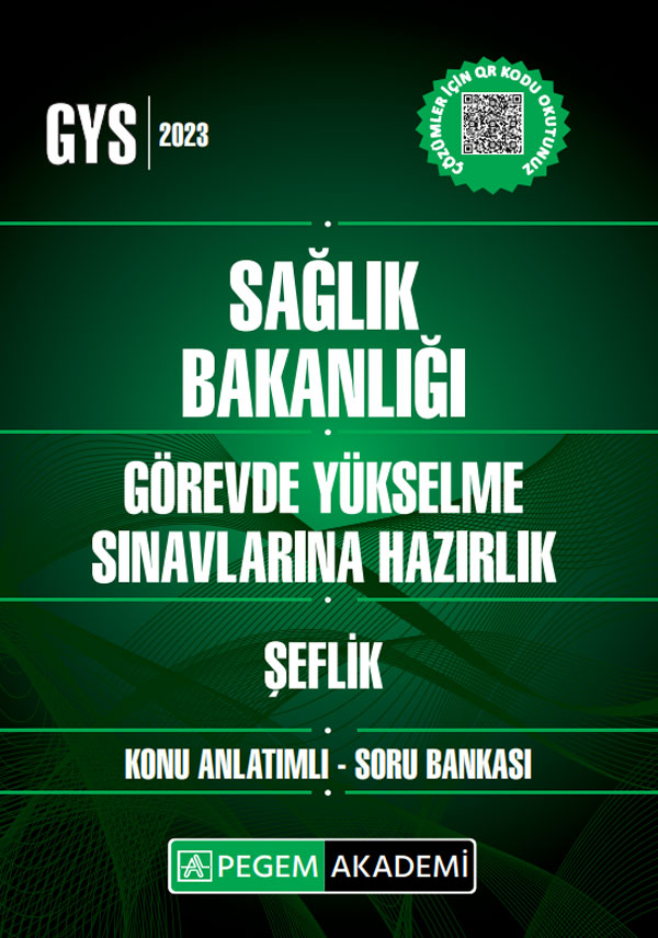 2023 Sağlık Bakanlığı Görevde Yükselme Sın. Haz. Şeflik Konu Anlatımlı Soru Bankası 2023 Sağlık Bakanlığı Görevde Yükselme Sın. Haz. Şeflik Konu Anlatımlı Soru Bankası