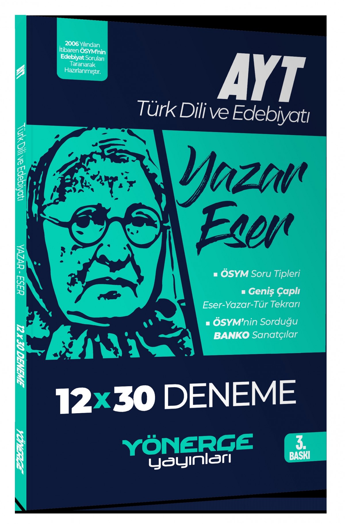 2024 AYT Türk Dili ve Edebiyatı Yazar Eser 12 x 30 Deneme 2024 AYT Türk Dili ve Edebiyatı Yazar Eser 12 x 30 Deneme