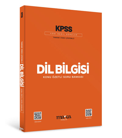 2025 KPSS Dil Bilgisi Konu Özetli Yeni Nesil Soru Bankası Tamamı Video Çözümlü (Ciltli)