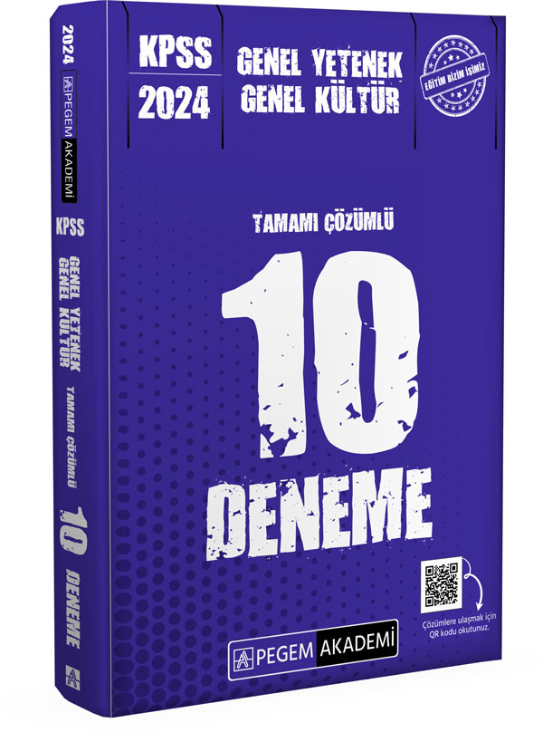 2024 KPSS Genel Yetenek Genel Kültür Lisans Tamamı Çözümlü 10 Deneme 2024 KPSS Genel Yetenek Genel Kültür Lisans Tamamı Çözümlü 10 Deneme