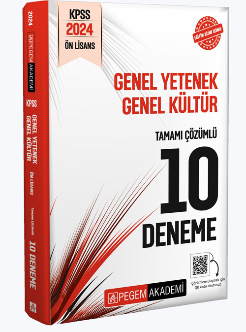 2024 KPSS Genel Yetenek Genel Kültür Ön Lisans Tamamı Çözümlü 10 Deneme 2024 KPSS Genel Yetenek Genel Kültür Ön Lisans Tamamı Çözümlü 10 Deneme