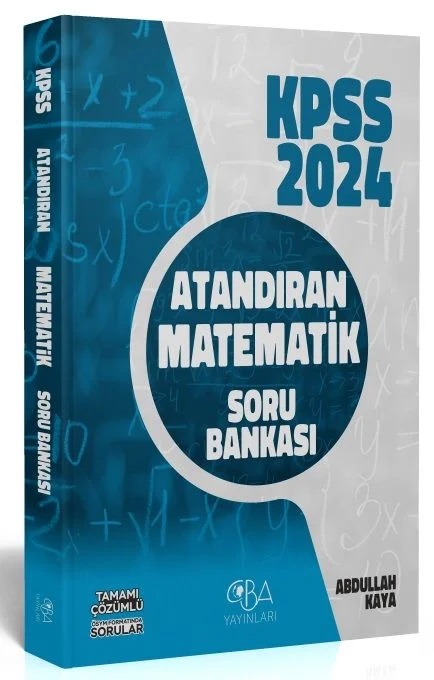 2024 KPSS Matematik Atandıran Soru Bankası Çözümlü