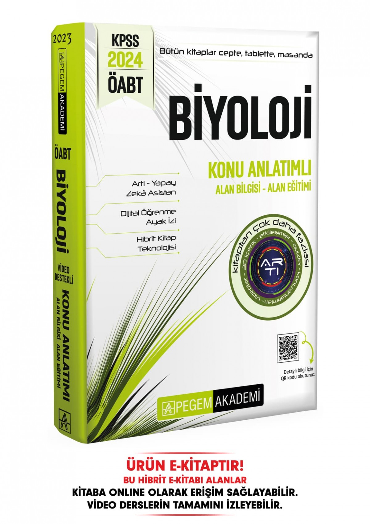 2024 KPSS ÖABT Biyoloji Öğretmenliği Konu Anlatımı Hibrit E-Kitap