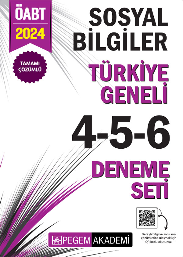 2024 KPSS ÖABT Sosyal Bilgiler Tamamı Çözümlü Türkiye Geneli 4-5-6 (3'lü Deneme Seti) 2024 KPSS ÖABT Sosyal Bilgiler Tamamı Çözümlü Türkiye Geneli 4-5-6 (3'lü Deneme Seti)