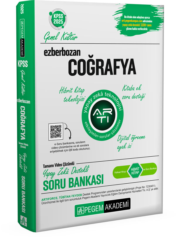 2025 KPSS Genel Yetenek Genel Kültür Ezberbozan Coğrafya Tamamı Video Çözümlü Soru Bankası 2025 KPSS Genel Yetenek Genel Kültür Ezberbozan Coğrafya Tamamı Video Çözümlü Soru Bankası