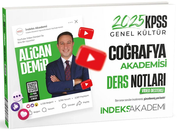 2025 KPSS Coğrafya Akademisi Video Ders Notları 2025 KPSS Coğrafya Akademisi Video Ders Notları