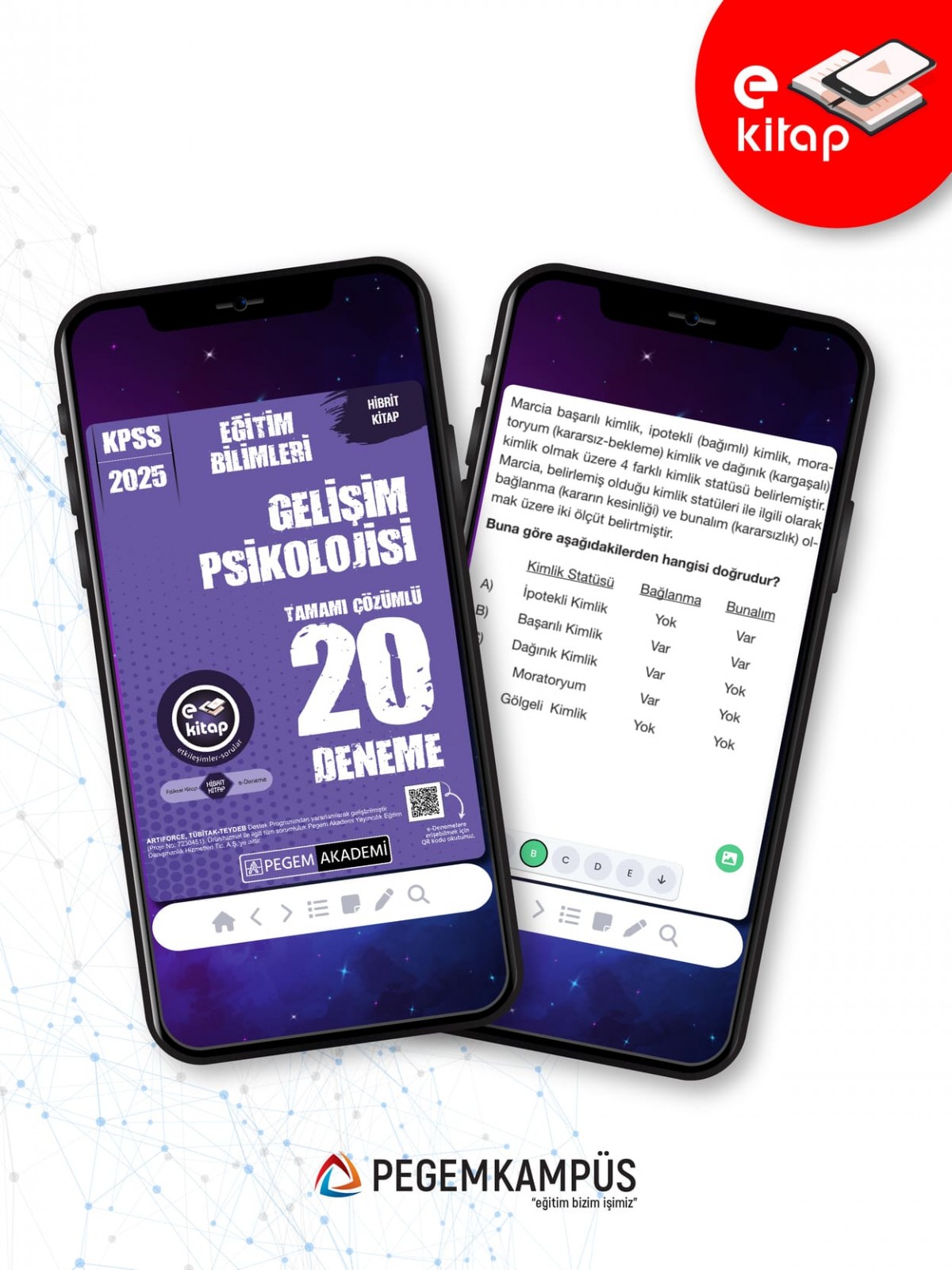 2025 KPSS Eğitim Bilimleri Gelişim Psikolojisi 20 E-Deneme