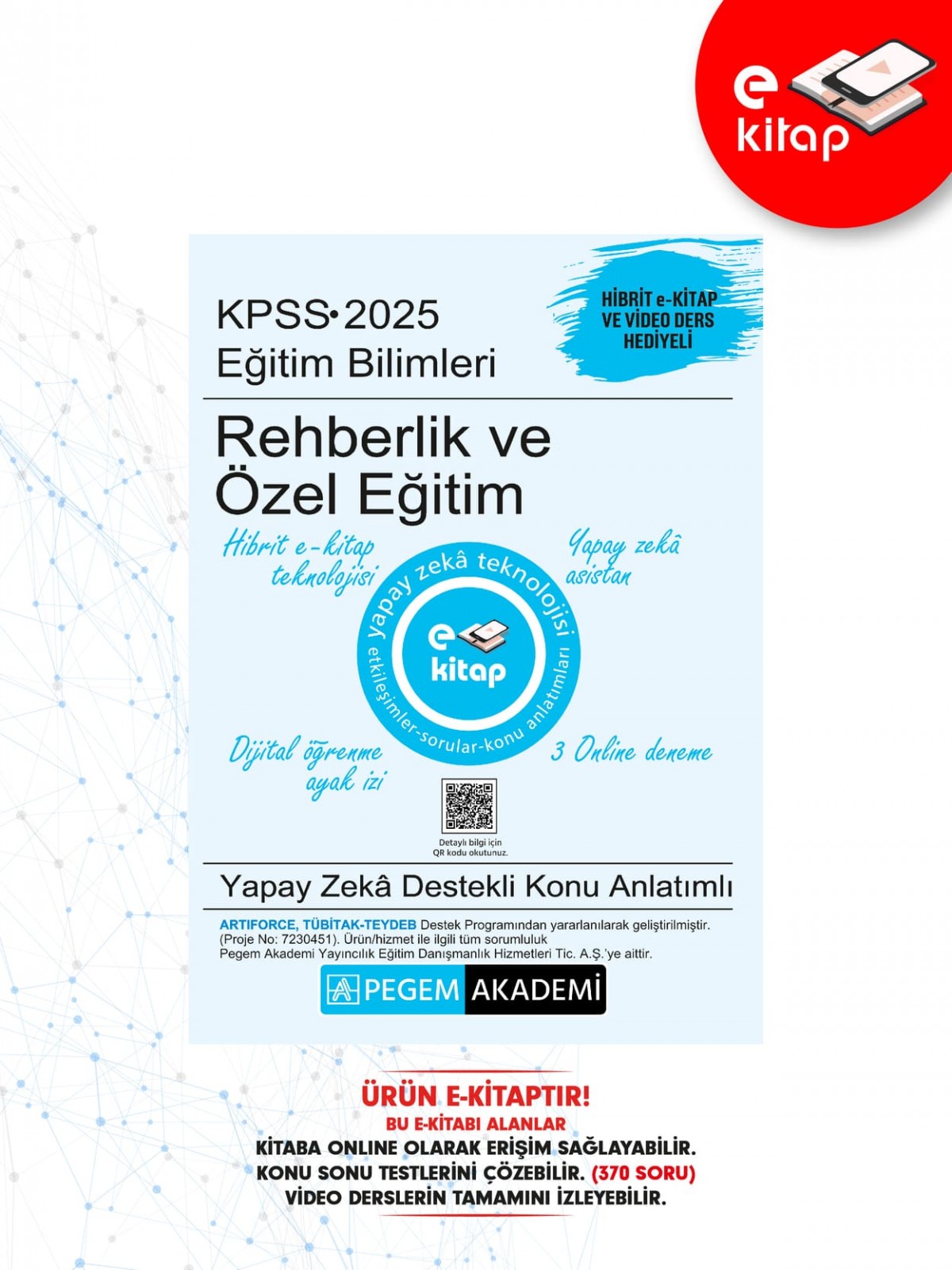 2025 KPSS Eğitim Bilimleri Rehberlik ve Özel Eğitim Konu Anlatımlı E-Kitap