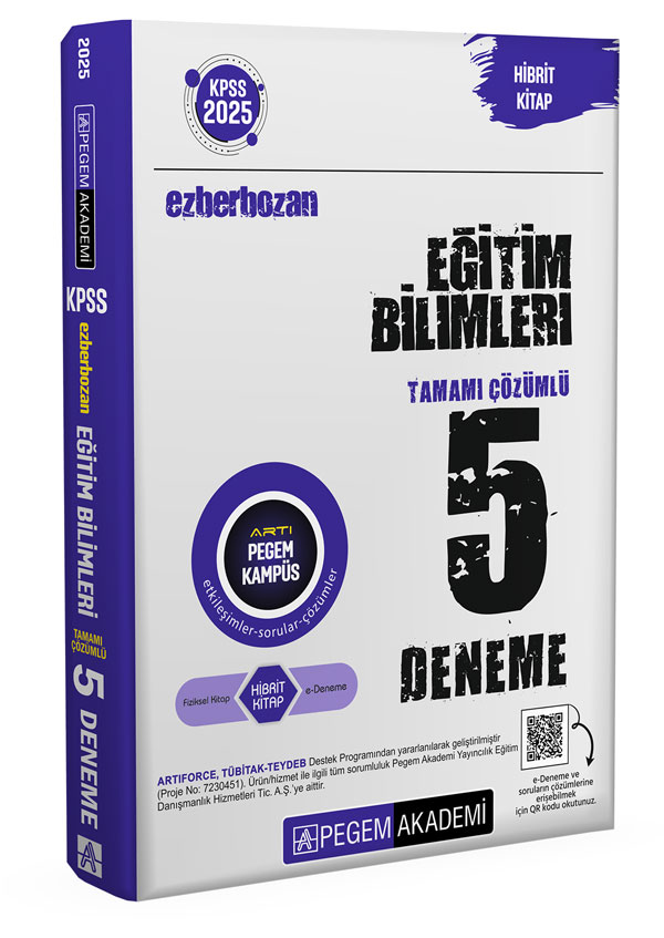 2025 KPSS Ezberbozan Eğitim Bilimleri Tamamı Çözümlü 5 Deneme 2025 KPSS Ezberbozan Eğitim Bilimleri Tamamı Çözümlü 5 Deneme
