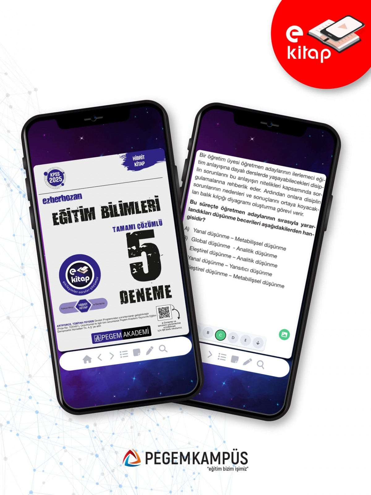 2025 KPSS Ezberbozan Eğitim Bilimleri Tamamı Çözümlü 5 E-Deneme 2025 KPSS Ezberbozan Eğitim Bilimleri Tamamı Çözümlü 5 E-Deneme