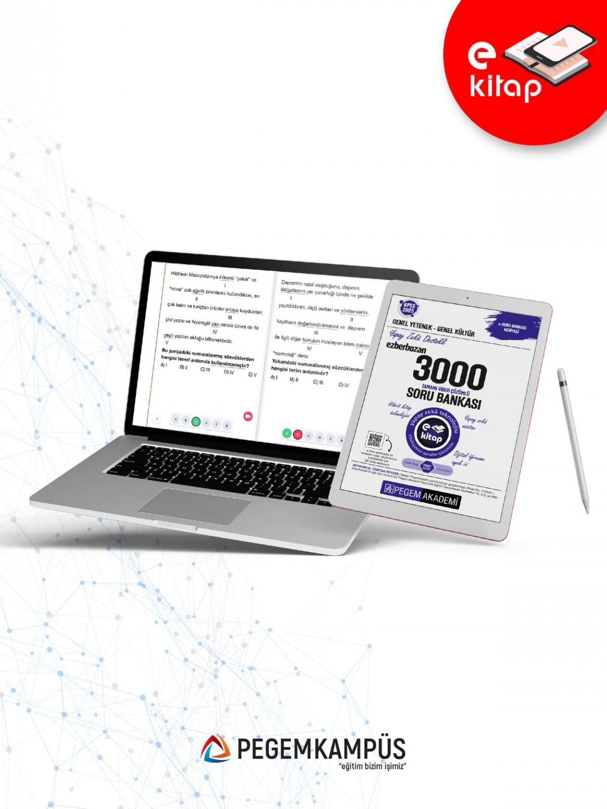 2025 KPSS Genel Yetenek Genel Kültür Ezberbozan 3000 E-Soru Bankası 2025 KPSS Genel Yetenek Genel Kültür Ezberbozan 3000 E-Soru Bankası