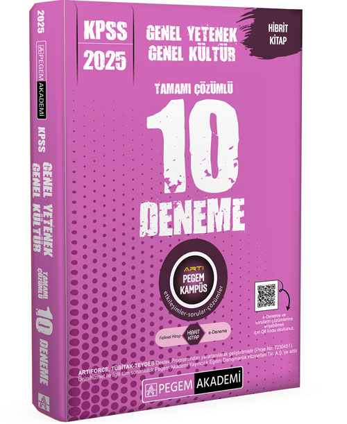 2025 KPSS Genel Yetenek Genel Kültür Tamamı Çözümlü 10 Deneme