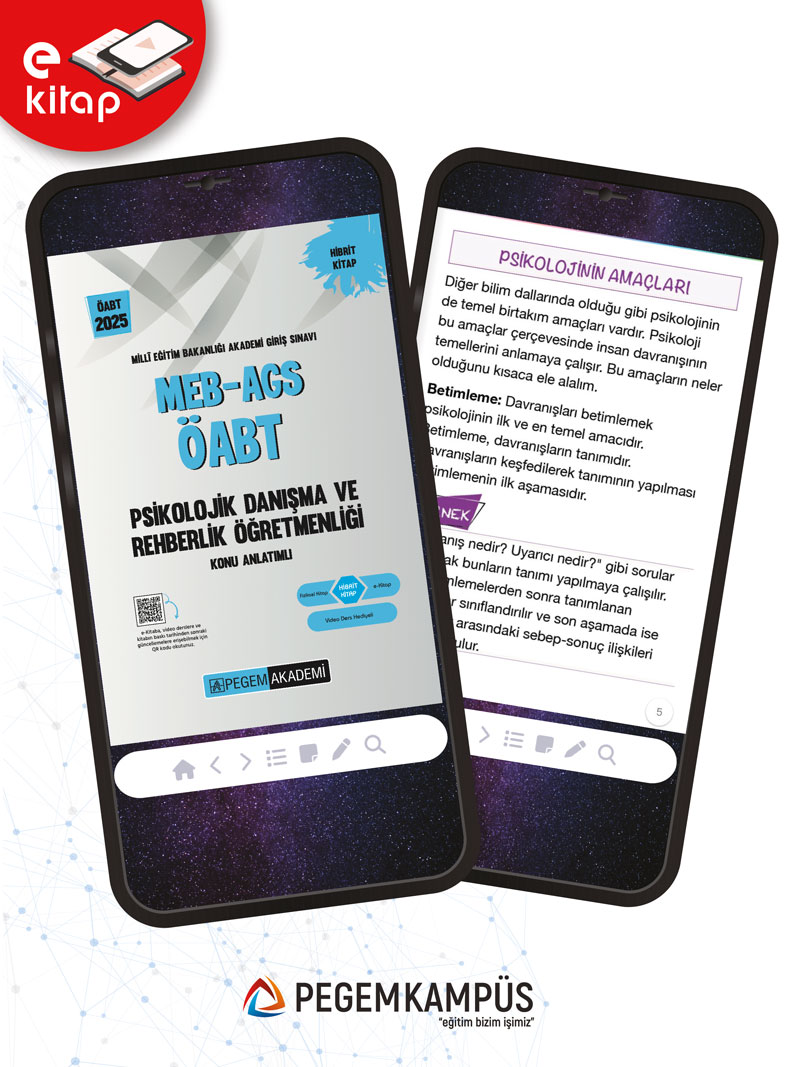 2025 KPSS ÖABT Psikolojik Danışma ve Rehberlik Öğretmenliği Konu Anlatımlı E-Kitap 2025 KPSS ÖABT Psikolojik Danışma ve Rehberlik Öğretmenliği Konu Anlatımlı E-Kitap