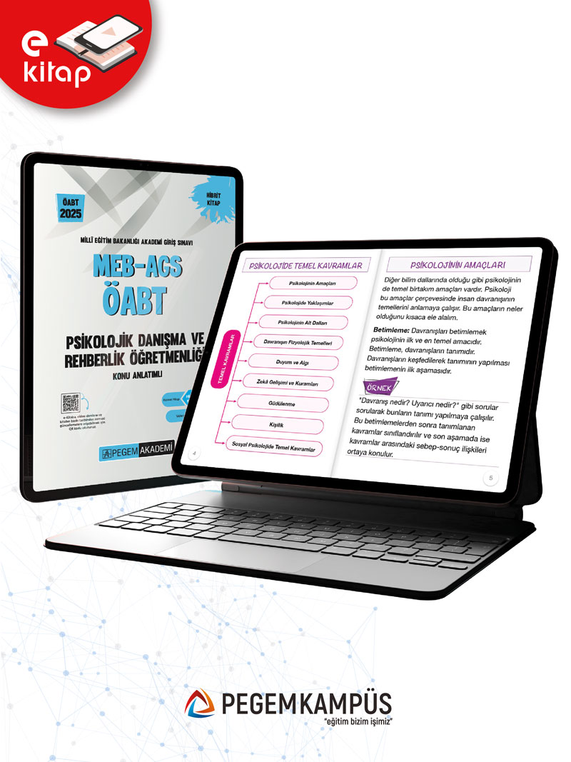 2025 KPSS ÖABT Psikolojik Danışma ve Rehberlik Öğretmenliği Konu Anlatımlı E-Kitap 2025 KPSS ÖABT Psikolojik Danışma ve Rehberlik Öğretmenliği Konu Anlatımlı E-Kitap
