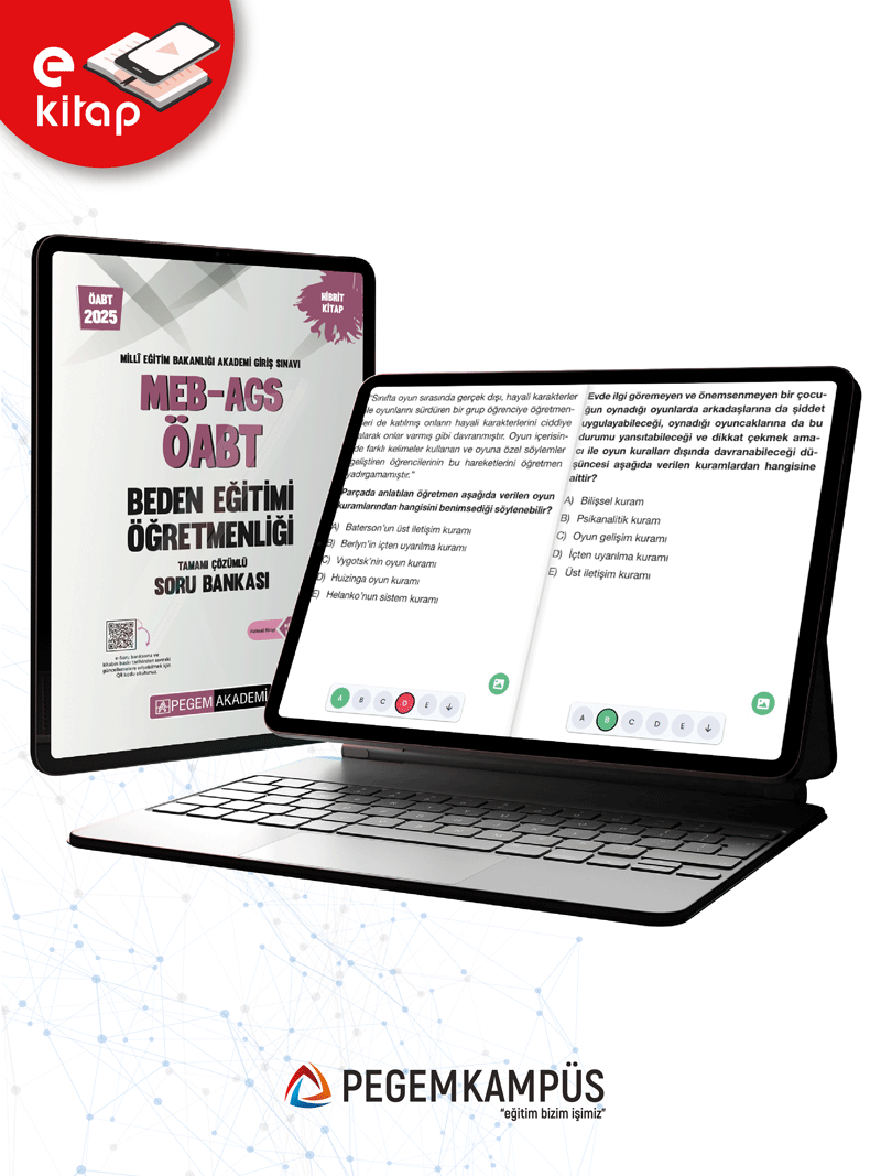 2025 MEB-AGS ÖABT Beden Eğitimi Öğretmenliği E-Soru Bankası