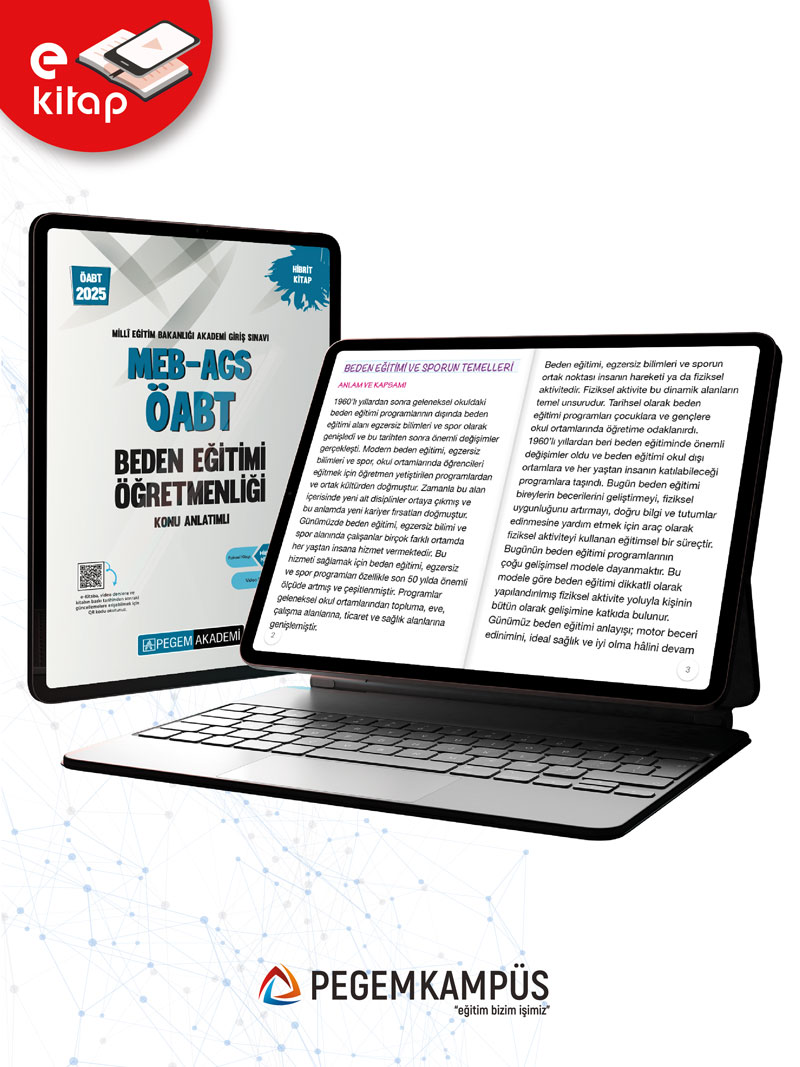 2025 MEB-AGS ÖABT Beden Eğitimi Öğretmenliği Konu Anlatımlı E-Kitap
