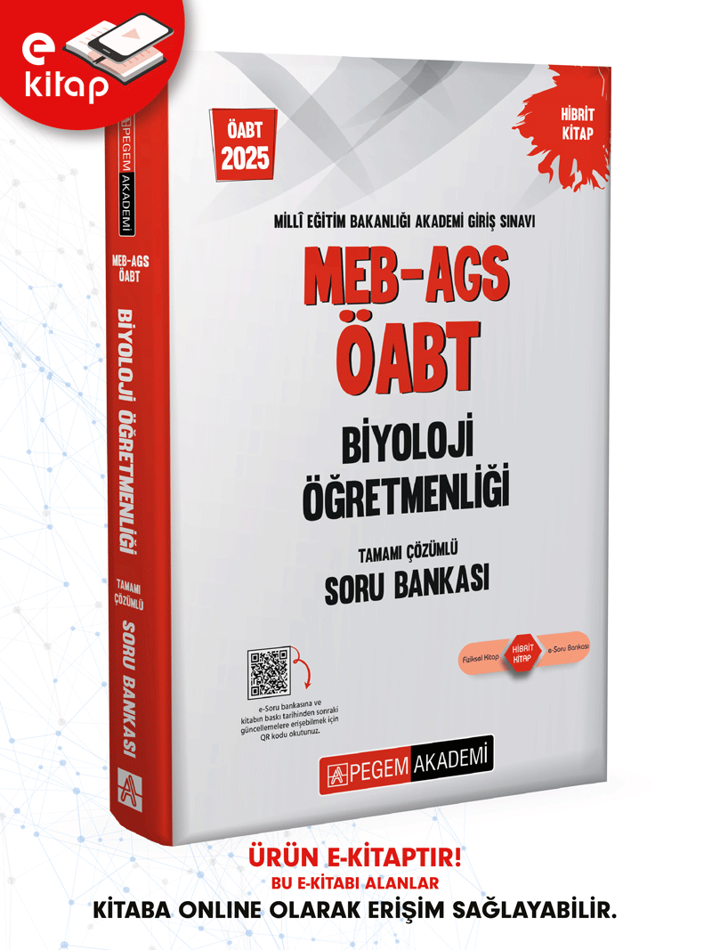 2025 MEB-AGS ÖABT Biyoloji Öğretmenliği E-Soru Bankası 2025 MEB-AGS ÖABT Biyoloji Öğretmenliği E-Soru Bankası