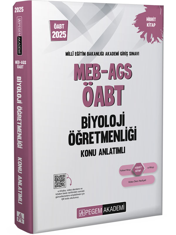 2025 MEB-AGS-ÖABT Biyoloji Öğretmenliği Konu Anlatımlı 2025 MEB-AGS-ÖABT Biyoloji Öğretmenliği Konu Anlatımlı