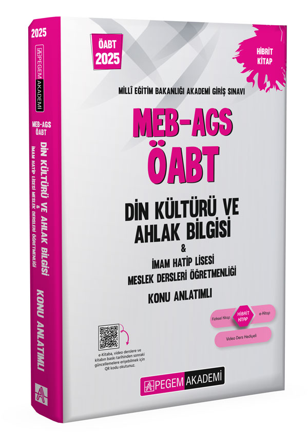 2025 MEB-AGS-ÖABT Din Kültürü ve Ahlak Bilgisi-İmam Hatip Lisesi Mes.Lisesi Öğr. Konu Anlatımlı 2025 MEB-AGS-ÖABT Din Kültürü ve Ahlak Bilgisi-İmam Hatip Lisesi Mes.Lisesi Öğr. Konu Anlatımlı