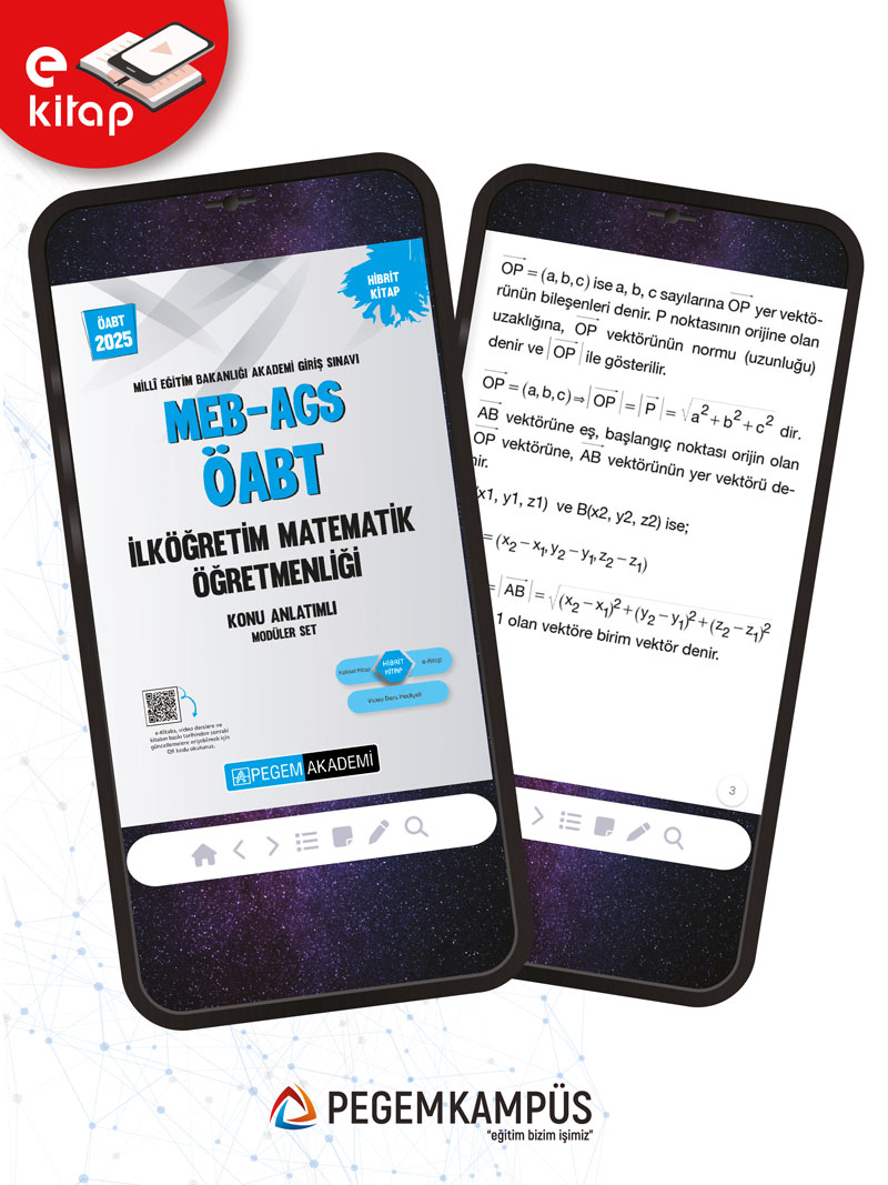 2025 MEB-AGS ÖABT İlköğretim Matematik Öğretmenliği Konu Anlatımlı E-Kitap Seti 2025 MEB-AGS ÖABT İlköğretim Matematik Öğretmenliği Konu Anlatımlı E-Kitap Seti