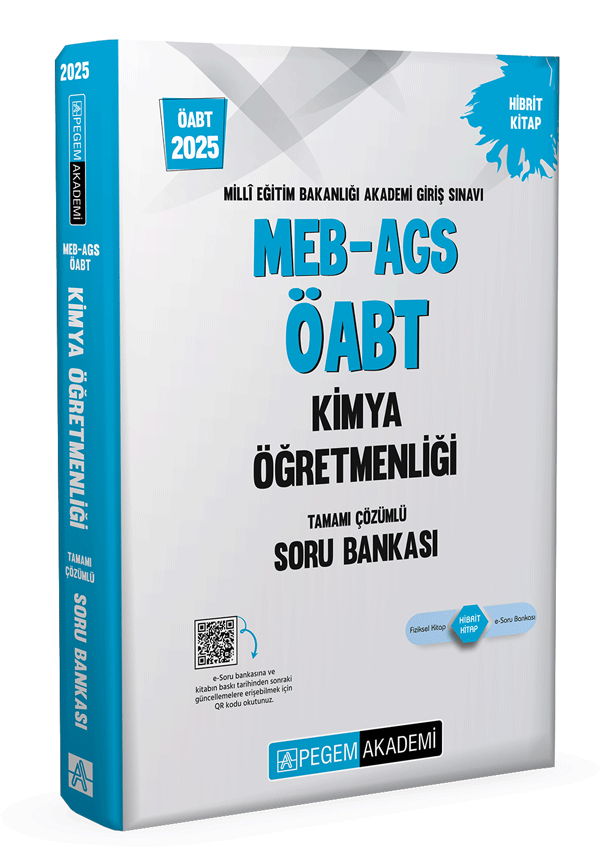 2025 MEB-AGS-ÖABT Kimya Öğretmenliği Tamamı Çözümlü Soru Bankası 2025 MEB-AGS-ÖABT Kimya Öğretmenliği Tamamı Çözümlü Soru Bankası