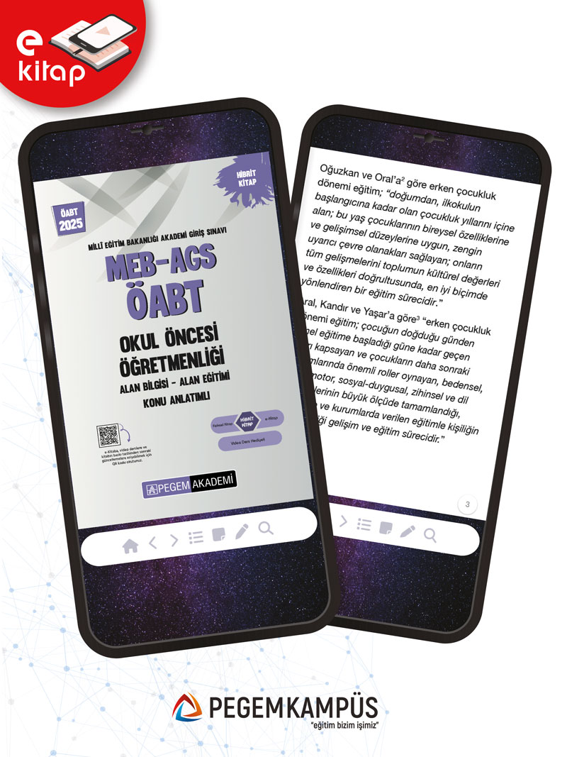 2025 MEB-AGS ÖABT Okul Öncesi Öğretmenliği Konu Anlatımlı E-Kitap 2025 MEB-AGS ÖABT Okul Öncesi Öğretmenliği Konu Anlatımlı E-Kitap