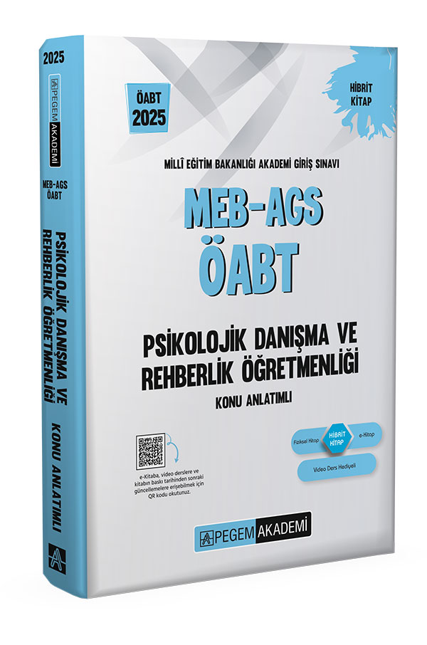 2025 MEB-AGS-ÖABT Psikolojik Danışma ve Rehberlik Konu Anlatımlı