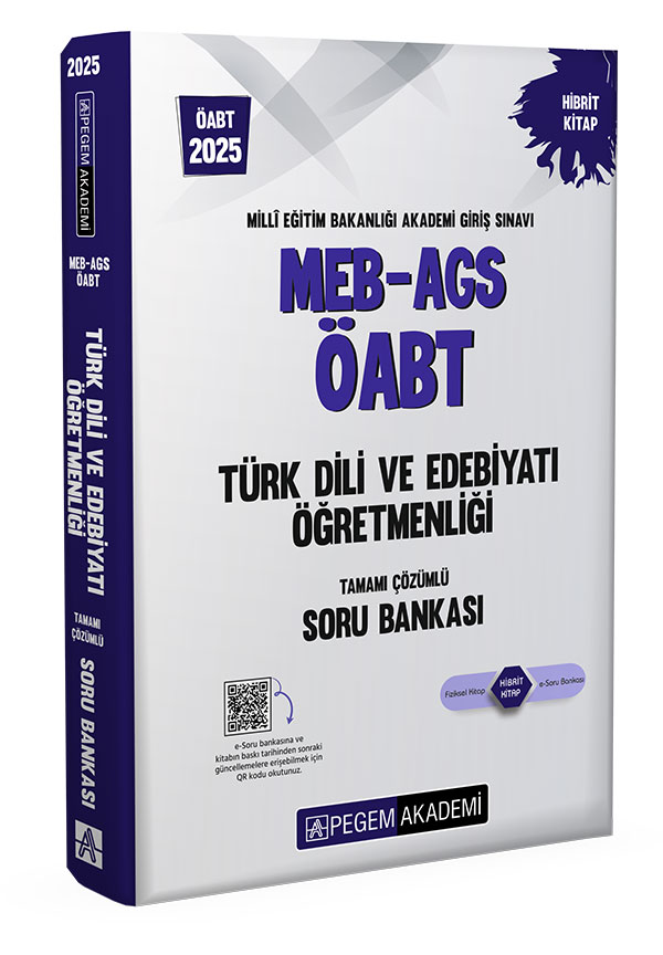 2025 MEB-AGS-ÖABT Türk Dili ve Edebiyatı Öğretmenliği Tamamı Çözümlü Soru Bankası 2025 MEB-AGS-ÖABT Türk Dili ve Edebiyatı Öğretmenliği Tamamı Çözümlü Soru Bankası