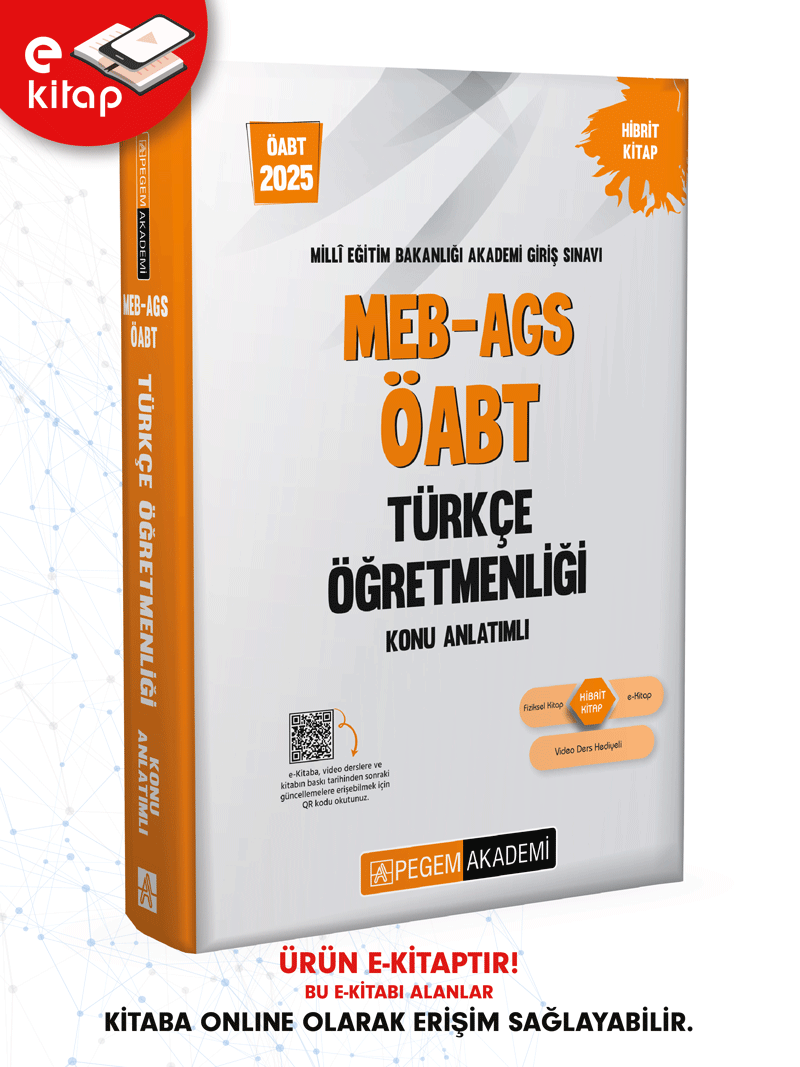 2025 MEB-AGS ÖABT Türkçe Öğretmenliği Konu Anlatımlı E-Kitap