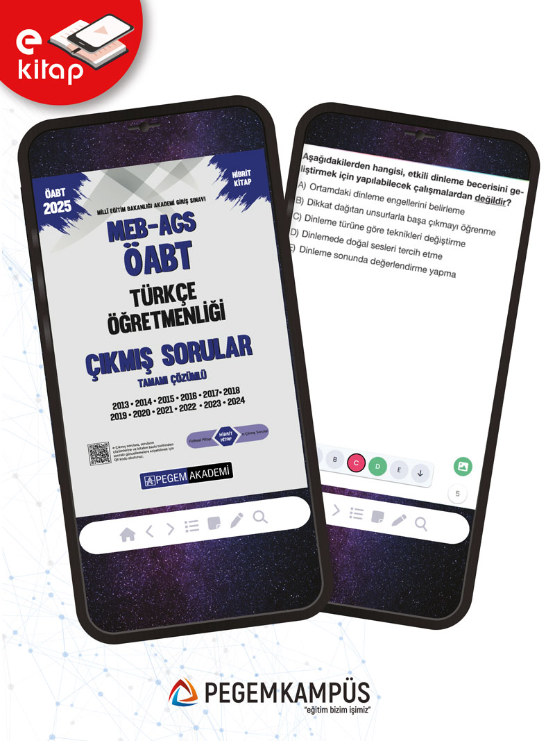 2025 MEB-AGS ÖABT Türkçe Öğretmenliği Tamamı Çözümlü E-Çıkmış Sorular