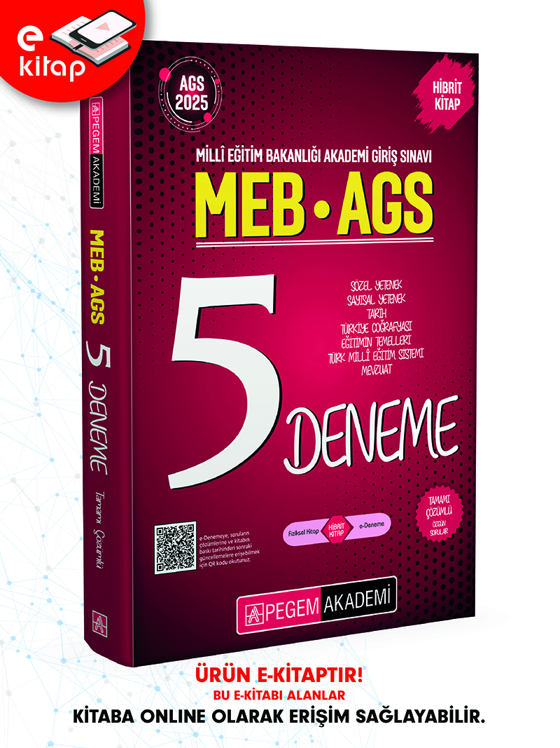 2025 MEB-AGS Tamamı Çözümlü 5 E-Deneme