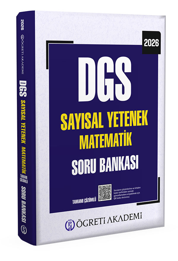2026 DGS Sayısal Yetenek Matematik Tamamı Çözümlü Soru Bankası 2026 DGS Sayısal Yetenek Matematik Tamamı Çözümlü Soru Bankası