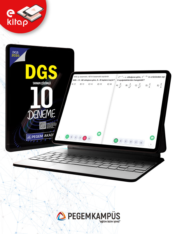 2026 DGS Tamamı Çözümlü 10 E-Deneme