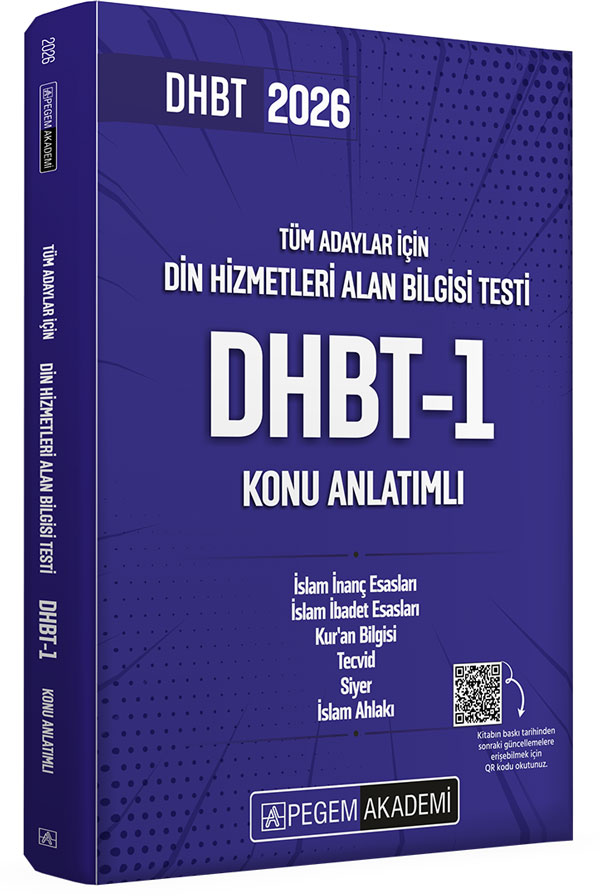 2026 Din Hizmetleri Alan Bilgisi Testi DHBT-1 Konu Anlatımlı