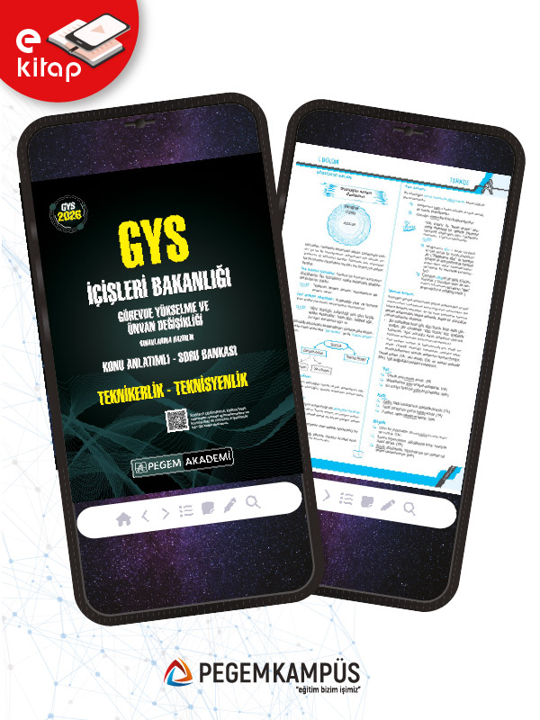 2026 GYS İçişleri Bakanlığı Görevde Yükselme ve Ünvan Değişikliği Sınavlarına Hazırlık Teknikerlik-Teknisyenlik Konu Anlatımlı Soru Bankası E-Kitap 2026 GYS İçişleri Bakanlığı Görevde Yükselme ve Ünvan Değişikliği Sınavlarına Hazırlık Teknikerlik-Teknisyenlik Konu Anlatımlı Soru Bankası E-Kitap