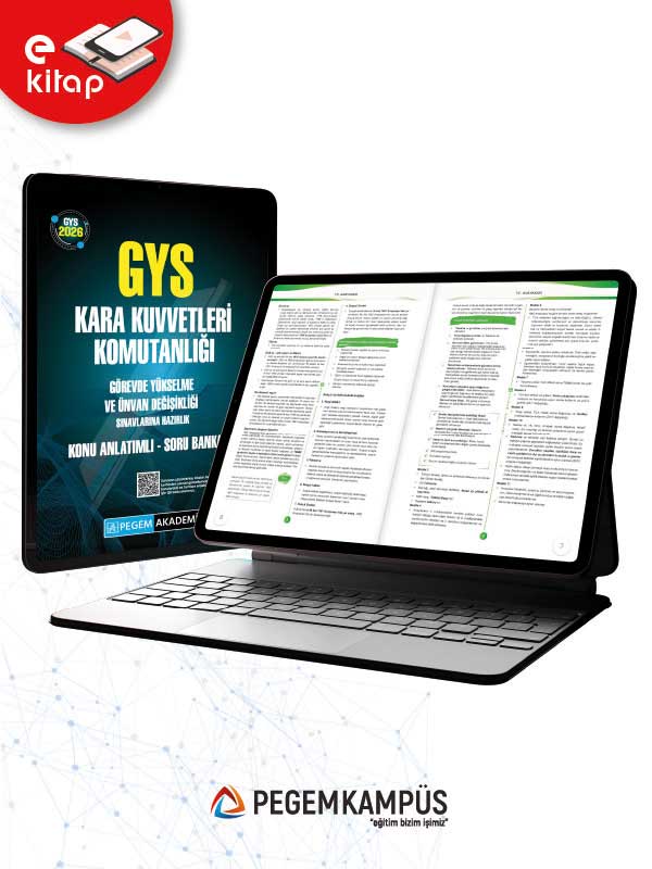 2026 GYS Kara Kuvvetleri Komutanlığı Görevde Yükselme ve Ünvan Değişikliği Sınavlarına Hazırlık Konu Anlatımlı Soru Bankası E-Kitap 2026 GYS Kara Kuvvetleri Komutanlığı Görevde Yükselme ve Ünvan Değişikliği Sınavlarına Hazırlık Konu Anlatımlı Soru Bankası E-Kitap
