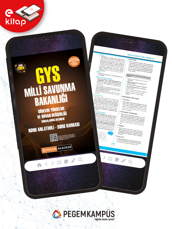 2026 GYS Millî Savunma Bakanlığı Görevde Yükselme ve Ünvan Değişikliği Sınavı Konu Anlatımlı Soru Bankası E-Kitap 2026 GYS Millî Savunma Bakanlığı Görevde Yükselme ve Ünvan Değişikliği Sınavı Konu Anlatımlı Soru Bankası E-Kitap