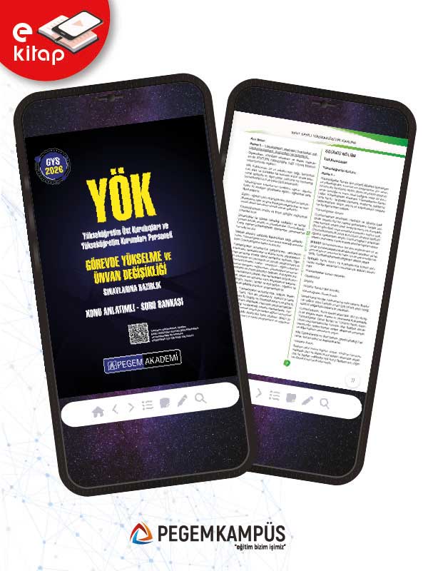 2026 GYS YÖK Görevde Yükselme ve Ünvan Değişikliği Sınavlarına Hazırlık Konu Anlatımlı Soru Bankası E-Kitap 2026 GYS YÖK Görevde Yükselme ve Ünvan Değişikliği Sınavlarına Hazırlık Konu Anlatımlı Soru Bankası E-Kitap